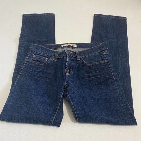 J Brand Womens Low Rise Straight Leg Jeans Blue Size 26 x 30 Denim Classic - Picture 2 of 9